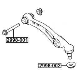 Fastening Bolt Control Arm - FEBEST 2998001