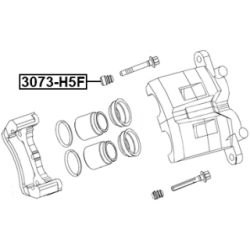 Bellow Brake Caliper Guide - FEBEST 3073H5F