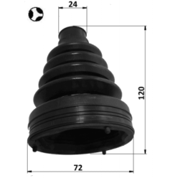 Bellow Drive Shaft - FEBEST 3215STST