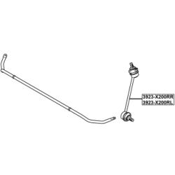 Link Coupling Rod Stabiliser Bar - FEBEST 3923X200RL