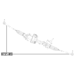 Tie Rod End - FEBEST 6721M3