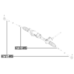 Tie Rod End - FEBEST 6721MS