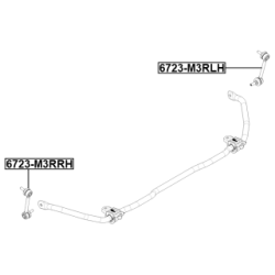 Link Coupling Rod Stabiliser Bar - FEBEST 6723M3RLH