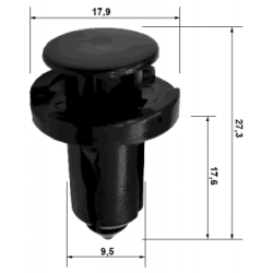 Clip Bumper - FEBEST 88570016