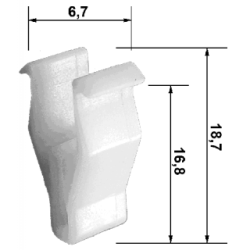 Retaining Spring Vehicle Post Cladding - FEBEST 88570031