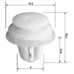 Retaining Clip Door Panel - FEBEST 88570036