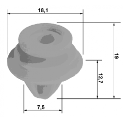Retaining Clip Door Panel - FEBEST 88570047