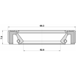 Shaft Seal Drive Shaft - FEBEST 95GBY54690808L