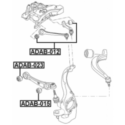 Mounting Control Trailing Arm - FEBEST ADAB023