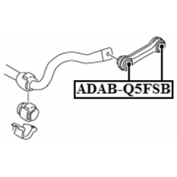 Mounting Axle Strut - FEBEST ADABQ5FSB