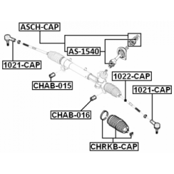 Steering Shaft - FEBEST ASCHCAP