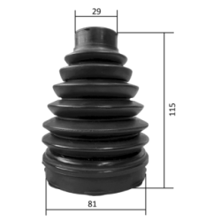 Driveshaft Bellow FEBEST 3215P-ESCIV for CADILLAC