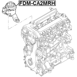 Engine Mounting FEBEST FDM-CA2MRH for FORD