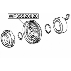 Bearing Compressor Shaft - FEBEST WF35520020