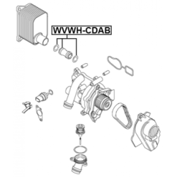 Radiator Hose - FEBEST VWWHCDAB
