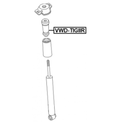 Rubber Buffer Suspension - FEBEST VWDTIGIIR