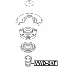 Rubber Buffer Suspension - FEBEST VWD2KF