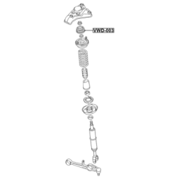 Rubber Buffer Suspension - FEBEST VWD003