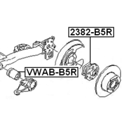 Bushing Axle Beam - FEBEST VWABB5R