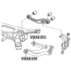 Mounting Control Trailing Arm - FEBEST VWAB051