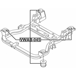 Bushing Axle Beam - FEBEST VWAB045