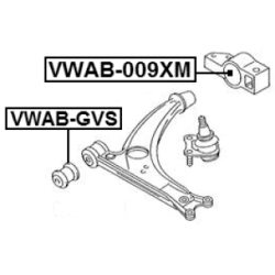 Mounting Control Trailing Arm - FEBEST VWAB009XM