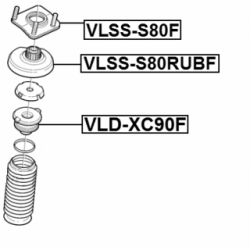 Rubber Buffer Suspension - FEBEST VLDXC90F