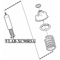 Bush Shock Absorber - FEBEST VLABXC90RSA