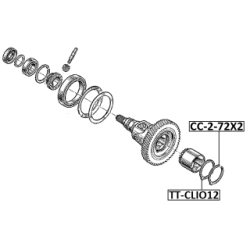 Mounting Set Drive Shaft Bellow - FEBEST TTCLI012