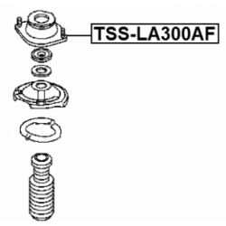 Suspension Strut Support Mount - FEBEST TSSLA300AF
