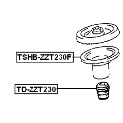 Protective Cap Bellow Shock Absorber - FEBEST TSHBZZT230F