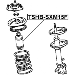 Protective Cap Bellow Shock Absorber - FEBEST TSHBSXM15F
