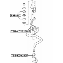 Mounting Stabiliser Bar - FEBEST TSBKDY220INF