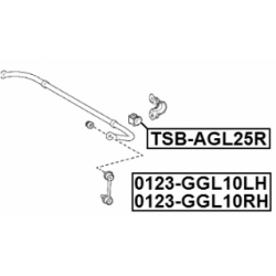 Mounting Stabiliser Bar - FEBEST TSBAGL25R