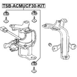 Mounting Air Compressor - FEBEST TSBACMUCF30KIT