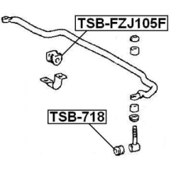 Mounting Axle Strut - FEBEST TSB718