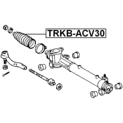 Bellow Steering - FEBEST TRKBACV30