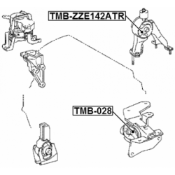 Mounting Engine - FEBEST TMBZZE142ATR