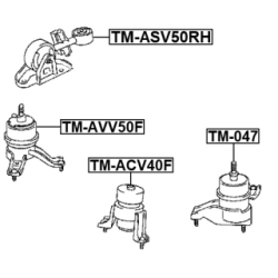 Mounting Engine - FEBEST TMASV50RH