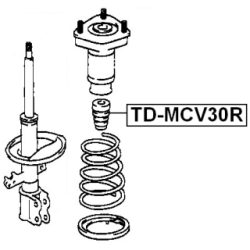 Rubber Buffer Suspension - FEBEST TDMCV30R