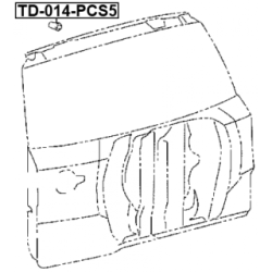 Bumper - FEBEST TD014PCS5