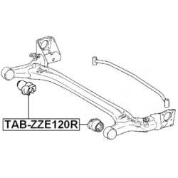 Bushing Axle Beam - FEBEST TABZZE120R