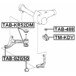 Mounting Differential - FEBEST TABGZG50