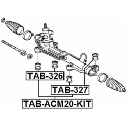 Mounting Steering Gear - FEBEST TABACM20KIT
