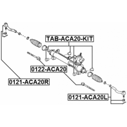Mounting Steering Gear - FEBEST TABACA20KIT