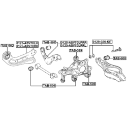 Mounting Control Trailing Arm - FEBEST TAB602