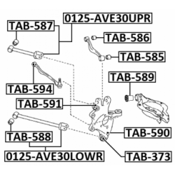 Mounting Control Trailing Arm - FEBEST TAB589