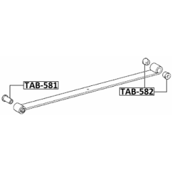 Bushing Leaf Spring - FEBEST TAB581
