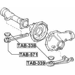 Mounting Differential - FEBEST TAB571