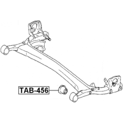 Bushing Axle Beam - FEBEST TAB456